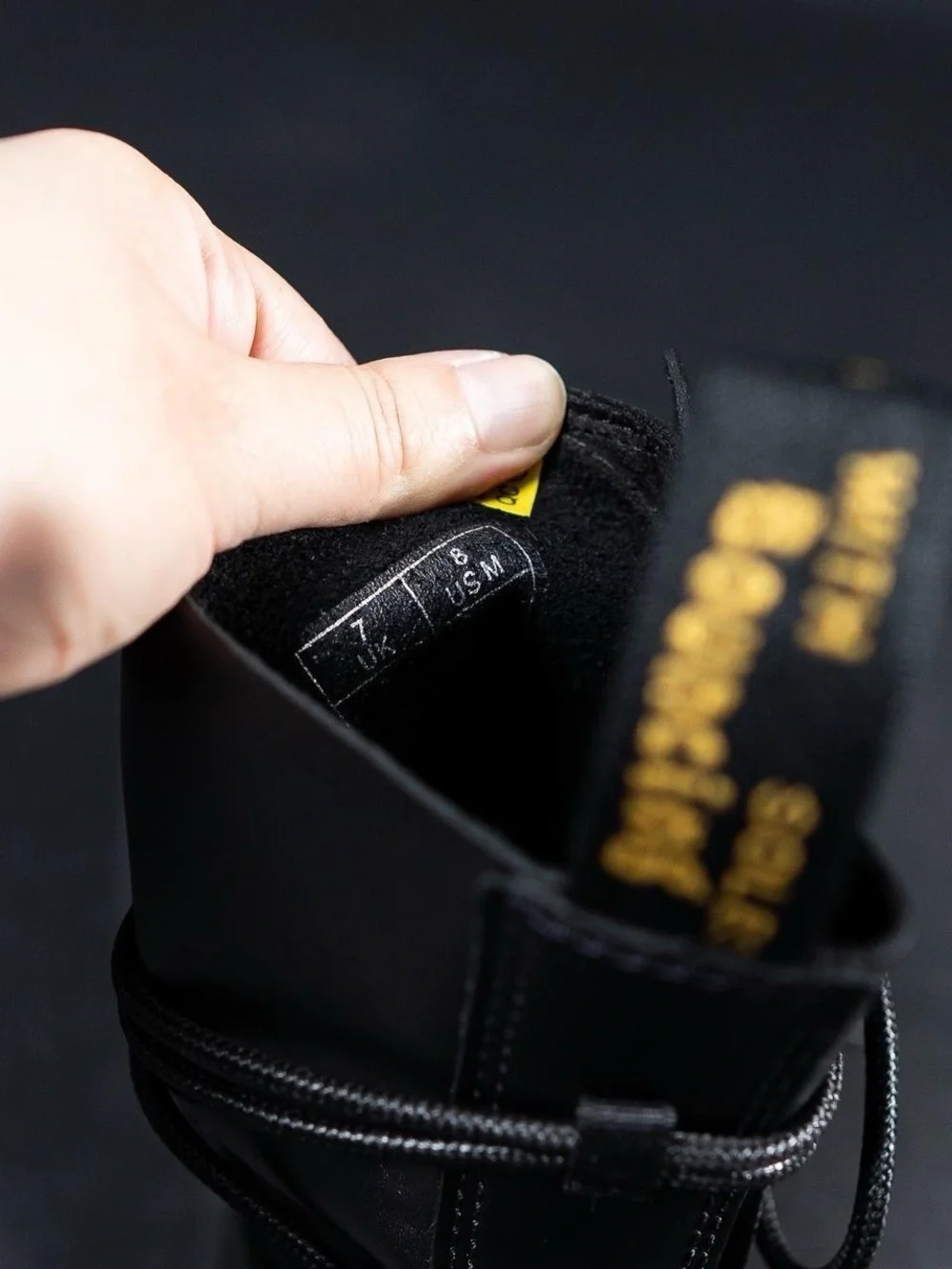 Dr. Martens Jarrick II Black Laced Leather Platform Boots